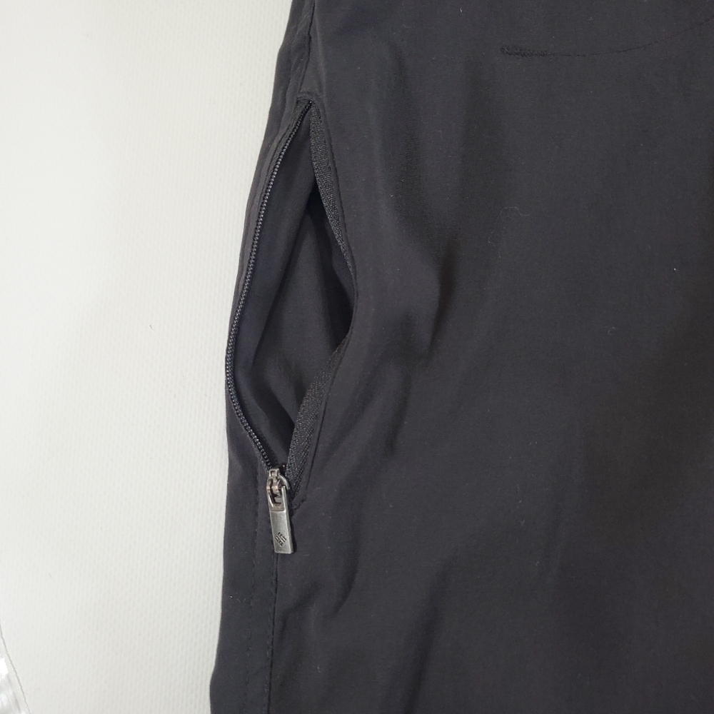 2416 * Columbia Hiking Oudoor Capri Pants Black Size 2 - Picture 6 of 16